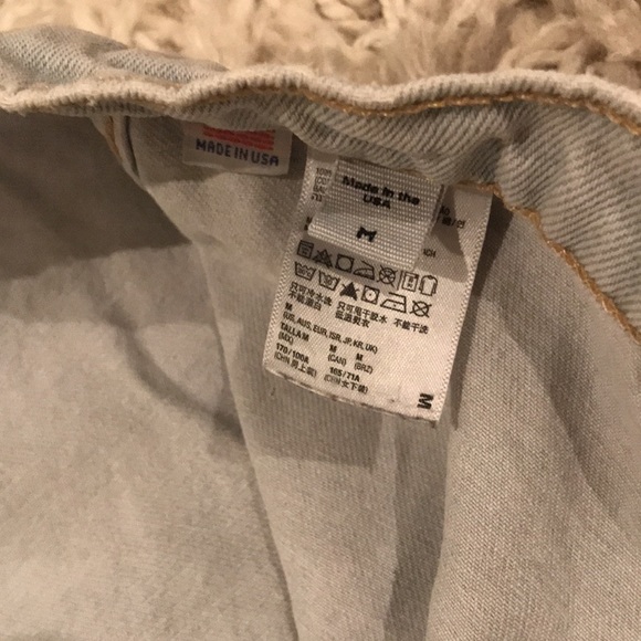 Beautiful 89s style jean pale blue American apparel skirt! - Picture 3 of 3